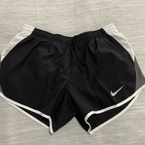 black nike shorts